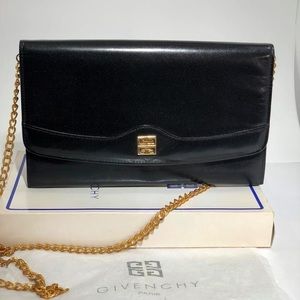 Authentic vintage givenchy with golden chain strap